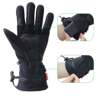 Guantes Inteligentes Delgados con Calefacción para Esquí al Aire Libre, 7.4V, Forros Térmicos Inteligentes para Motociclistas, Calentadores de Manos Recargables
