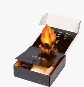 Boîtes d'emballage en matériaux recyclés en gros, couleur personnalisée, logo, boîte pliante en papier pour expédition, boîte à courrier en carton ondulé, finition mate - Product Image 2