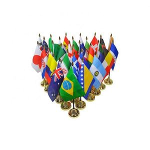 Banderas de Escritorio Personalizadas al por Mayor con Logotipo, Bandera de Mesa de Poliéster Resistente, Personalizada para Negocios con Opción de Base - Product Image 6