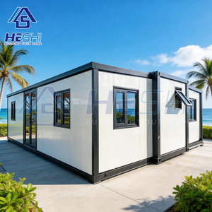 บ้านคอนเทนเนอร์สำเร็จรูป HESHi ทรงสี่เหลี่ยม สีขาว แบบพกพา สำหรับใช้งานกลางแจ้ง ดีไซน์โมดูลาร์ - Product Image 5