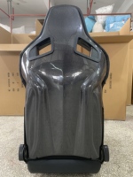 Sièges de voiture universels réglables en fibre de carbone de haute qualité en cuir PVC pour simulateur de course