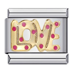 Stainless Steel Italian Modular <b>Bracelet</b> Charms Rectangle Family <b>Love</b> Theme DIY Jewelry Accessories for <b>Bracelet</b> Making - Product Image 4