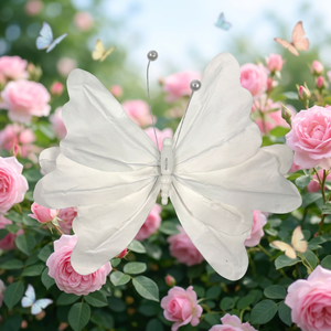 Giant 3D Butterfly Paper <b>Flower</b> <b>Wall</b> <b>Decor</b> Floral Centerpiece Accent for Table Display Event Backdrop - Product Image 6