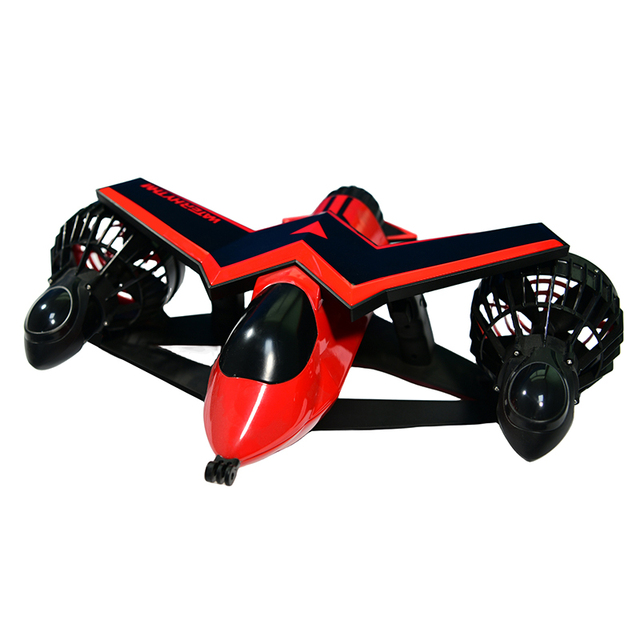 Underwater Scooter Diver Propulsion Vehicle Swim Booster Handheld Diving Gear for 30m Depth Dual Batteries Long Runtime