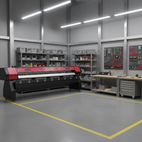 Máquina de Impresión Digital de Formato Ancho Automática de 3.2M (10 Pies) con Tinta Eco-Solvente para Pancartas y Sublimación de Vinilo XP600 I3200