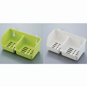 Supporto Scrubber bianco con aspirazione per porta scopino wc - Product Image 1