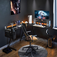 Vekin meuble grand moniteur support bureau bureau bureau maison bureau Table de jeu en forme de L bureau de jeu vente en gros