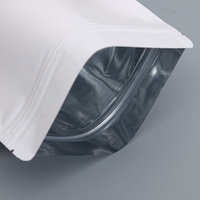 Sachets de thé à marque privée en stock, impression OEM, sachets debout pour emballage de thé, plusieurs tailles, papier kraft brun, sac refermable en aluminium imprimé