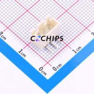 WAFER-XH2.54-3PWZ-Y62 Wire-to-Board Pin Header Bent Lead Through Hole,P=2.5mm Connector 1x3P 2.5mm Right Angle Insert XH - Product Image 1