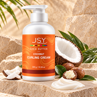 Crème Coiffante au Beurre de Karité et à la Noix de Coco pour Cheveux Bouclés et Frisés, Définition Douce, Hydratation et Maniabilité Flexible 300 g