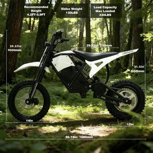 <span class=keywords><strong>Moto</strong></span> électrique tout-terrain en stock aux États-Unis, moteur de 3000 W de puissance de pointe, vitesse de 38 mph, frein à disque hydraulique, <span class=keywords><strong>moto</strong></span> électrique avec pneus larges - Product Image 4