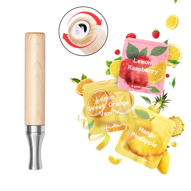 Aromatherapy Jewelry Refillable Custom Insert Core Smokeless Free Nicotin Quit Smoking Essential Oil Air Inhaler Breathing Stick