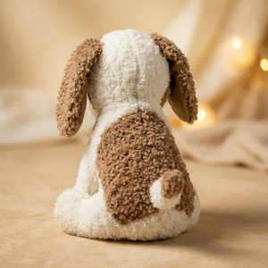 Peluche chien taille réelle en gros, jouets en peluche personnalisés, faible MOQ, chien <span class=keywords><strong>Beagle</strong></span> <span class=keywords><strong>noir</strong></span> <span class=keywords><strong>et</strong></span> <span class=keywords><strong>blanc</strong></span> en peluche assis <span class=keywords><strong>et</strong></span> moelleux - Product Image 2