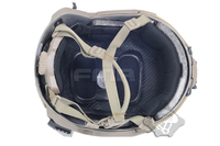 Casque maritime FMA FAST Super High Cut version carbone avec visière VAS, entraînement tactique, 760g, logo personnalisé TB935, vente en gros