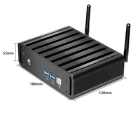Fanless Mini PC Intel Skylake Core I7 6498DU Micro Desktop Computer DDR3L RAM 8GB Gaming PC Computer