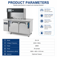 OEM Klantspecifieke Commerciële RVS Waterbar Werkbank Melkthee Speciale Machine Automatische Melkthee Machine