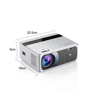 Proyector 1080p Native Cube Juegos al aire libre Fuente de luz LED 8000 lúmenes Mini portátil Wifi Proyector portátil para el <span class=keywords><strong>hogar</strong></span> - Product Image 1