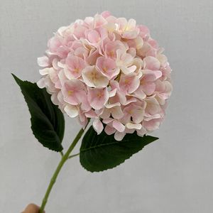 Hortensia Francesa <span class=keywords><strong>de</strong></span> Tallo Único, Flor Artificial <span class=keywords><strong>de</strong></span> Seda Impresa en 3D con 216 Pétalos para Boda - Product Image 5