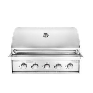 Wholesale Professional 5-Burner Heavy Duty Outdoor Indoor Kitchen Steel Built-In Gas <b>BBQ</b> <b>Grills</b> for Household/Commercial MB9005 - Product Image 1