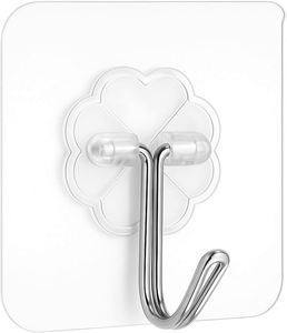 50 Mircons Household <b>Wall</b> <b>Hook</b> Strong Adhesive <b>Hook</b> Good <b>Wall</b> Adhesion Traceless <b>Hook</b> Load-bearing - Product Image 1