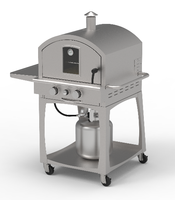 Four à Pizza à gaz intégré, en acier inoxydable, pour jardin, Camping-car, électronique, Commercial