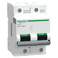 Disjoncteur miniature Schneider MCB Acti9 Pro C120 ProType H L 1P 2P 3P 4P 63A-125A Courbe C D - Original et Neuf 100%