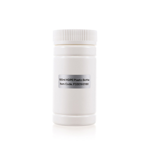 Bán buôn 180cc Trắng trống HDPE chai nhựa cho thuốc viên nang viên nang với nắp vặn - Product Image 1