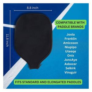 Housse de raquette de pickleball en néoprène, protège-raquette, cadeau de pickleball pour maman, étui de pickleball à carreaux - Product Image 3