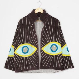 Luxury <b>Velvet</b> Suzani Jacket for <b>Women</b> Handmade Traditional Embroidered Bohemian Vintage Floral Fashion <b>Coat</b> OEM ODM Manufacturer - Product Image 1