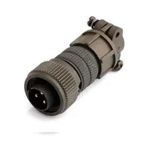 Amphenol MS3106A-10SL-3P, 3 Way Cable Mount Plug Connector, Screw Coupling, Pin Contacts,Shell Size 10SL, MIL-DTL-5015