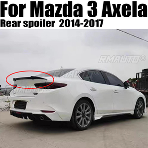 Alerón Trasero de Plástico ABS sin Pintar con Color de Imprimación, Accesorios para Automóviles Mazda 3 Axela Sedán 4 Puertas 2014 2015 2016 2017 - Product Image 1