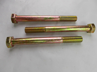 Pasokan pabrik baut ramping Scm435 M10 100mm pengencang otomotif baut kepala Hex 1/4 "- 20X3" kelas panjang 8 seng 1/4-20X3"