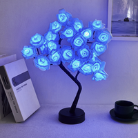 Grenzüberschreitend Beliebte DIY LED-Rosenbaum-Lampe USB-betrieben Wohnzimmer-Nachtlicht Feiertagsgeschenk Innendekoration