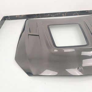 Oftbuy — capot transparent en fibre de carbone pour classe C W205 C63, avec trou ouvert, 2015-2018 - Product Image 4