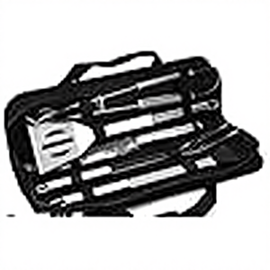 Juego de Utensilios para Barbacoa de Lujo de 11 Piezas de la Marca SC ECOMMERCE con Mango de Madera, Utensilios Seguros que Incluyen Limpiador de Parrilla y Cepillo, Empacados en Bolsa - Product Image 1