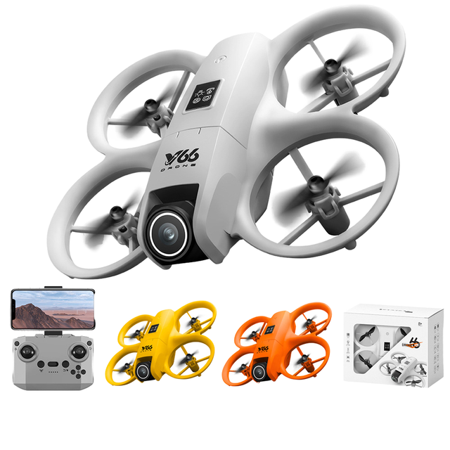 Cross-Border New V66 HD Remote Control Drone Dual Camera Aerial Photography Aircraft with Fixed Height Feature for Foreign Trade