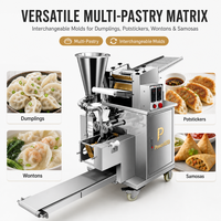 Machine automatique en acier inoxydable pour la fabrication de raviolis, samosas, pierogi et roti, imitant la fabrication artisanale