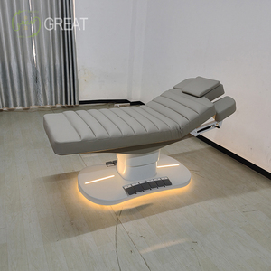 Luxury <strong>Salon</strong> Equipment Furniture Gold Spa Curve Massage Table Set Modern Lay Down Eyelash Facial Bed for <strong>Beauty</strong> Clinics - Product Image 6