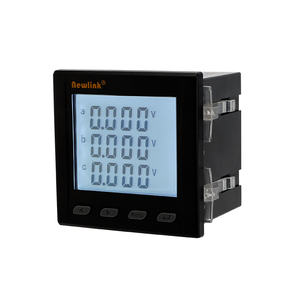 Ce IEC kỹ thuật số ba giai đoạn điện đa chức năng năng lượng điện áp Meter điện Volt LCD LED cho AC DC 96*96 Mét 0.5Class cho tổng đài - Product Image 4