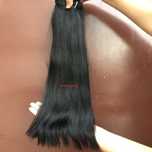 Nandee house raw virgin indian excellent class virgin semi double drawn natural hair, christmas sale hot offer - Product Image 3
