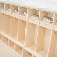 Série Ranch Enfance : Meubles de Crèche et Maternelle, Armoire à Sacs d'École pour la Maternelle