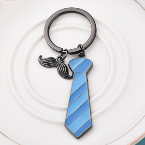 Llavero Creativo y Divertido con Forma <span class=keywords><strong>de</strong></span> Corbata y Barba, con Logotipo Personalizado, <span class=keywords><strong>para</strong></span> Hombre, <span class=keywords><strong>Regalo</strong></span> del Día del Padre, Llavero <span class=keywords><strong>de</strong></span> Metal 3D, Adorno <span class=keywords><strong>para</strong></span> Bolsa - Product Image 4
