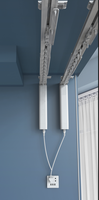 Kit de rail en alliage d'aluminium 5,2-8,2 m pour rideau motorisé KNX intelligent pour la maison, commande KNX, pilote de moteur électrique intelligent