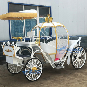 Carruaje Eléctrico de 4 Ruedas Metálico Popular de Diseño de Calabaza de Cenicienta para Boda, Navidad y Turismo, en Venta - ¡Gran Éxito de Ventas! - Product Image 6