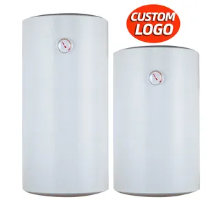 Pemanas air vertikal kamar mandi Logo khusus 30L 50L 80L 100L Logo kustom kamar mandi harga rendah pemanas air elemen ketel pemanas listrik