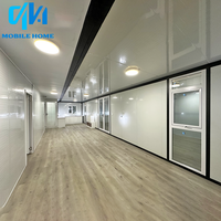 Rumah Prefabrikasi Kontainer Ekspansi Modern Besar 20Ft 40Ft, Dapur Prefab, Rumah Portabel