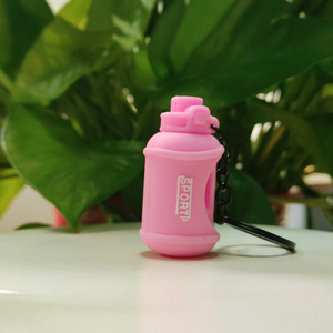 QYS Llavero Deportivo con Mini Vaso, Colgante para Bolso, Botella de Agua para Yoga, con Tapa de Paja y Anillo para Llaves, Souvenir - Product Image 5