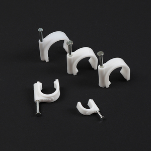 Clip rond en acier inoxydable <span class=keywords><strong>pour</strong></span> filetage des ongles, 10 pièces, 4, 5, 6, 7, 8, 10, 12, 14, 16mm, boucle, clip tubulaire, noir et blanc - Product Image 2