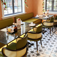 Meubles intelligents modernes commerciaux table basse chaises restaurant café club décoration
