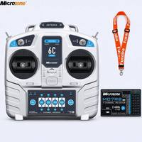 Système émetteur-récepteur radio MicroZone MC6C Mini V2 2.4G 6CH pour avion RC, multirotor, hélicoptère, bateau